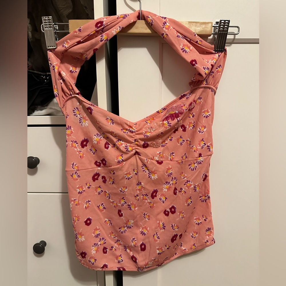 💓💐 y2k Anna Molinari blumarine halter top